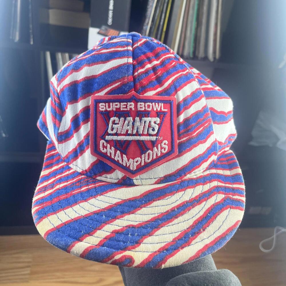 Vintage 90s New York Giants Super Bowl Champs Snapback Hat